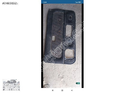 Peugeot 106 tek kapı sağ kapı kartonu