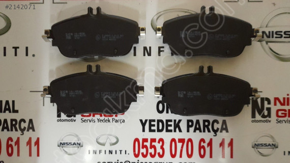 İNFİNİTİ ÖN DİSK FREN BALATA SIFIR PARÇA Q30 DCİ 2015-2017
