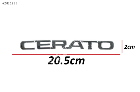 Kia Yazı Cerato 09-15 Arka (Cerato Yazısı)