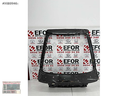 TOYOTA COROLLA LİFBACK BAGAJ KAPAĞI ÇIKMA ORJİNAL YEDEK PARÇA