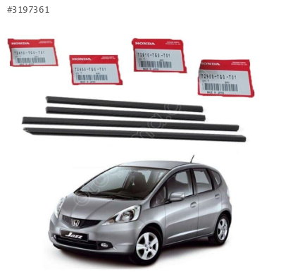 ÇITA CAM SIYIRICI FİTİL ÖN SOL DIŞ HONDA JAZZ 08-12 72450-TG0-T01