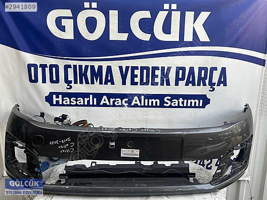 Citroen C Elysee Ön Tampon 2017/2023 ORJİNAL Beyaz Füme Gri