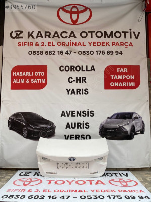 2019-2025 TOYOTA COROLLA ÇIKMA ORJINAL BAGAJ KAPAĞI