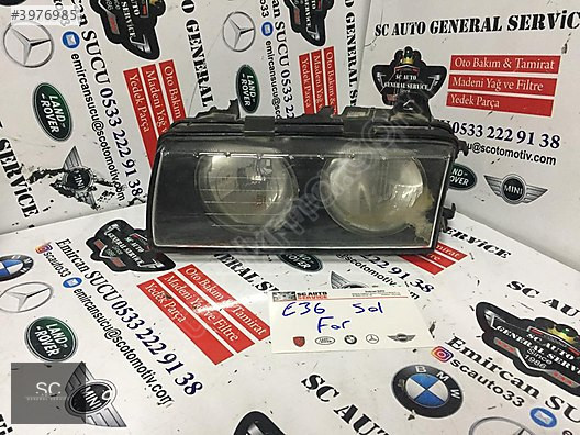 BMW 3 SERİSİ E36 SOL FAR