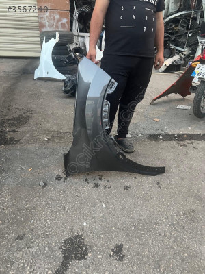 2021/2024 CİTROEN C4 X FÜME SAĞ ÖN ÇAMURLUK ORJINAL BOYASIZ