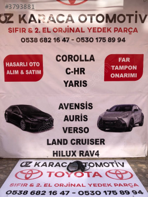 2019-2025 TOYOTA COROLLA ELEKTRİKLİ KATLANIR SOL AYNA