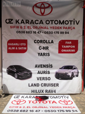 2019-2025 TOYOTA COROLLA ÇIKMA ORJINAL ARKA STOP