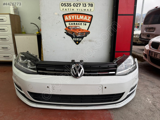 GOLF 7 BEYAZ ÖN TAMPON DOLU SET FARLI ORJİNAL