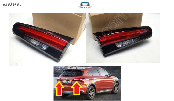 FİAT EGEA CROSS 2020+ İÇ SOL/SAĞ STOP LEDLİ ORJİNAŞ (ADET FİYAT)