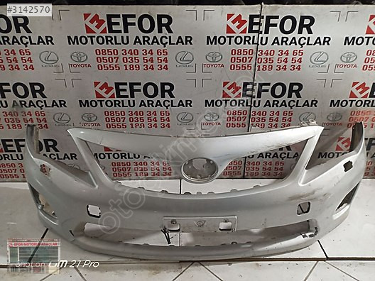 TOYOTA COROLLA ÖN TAMPON ÇIKMA ORİJİNAL PARÇA 2010-2012