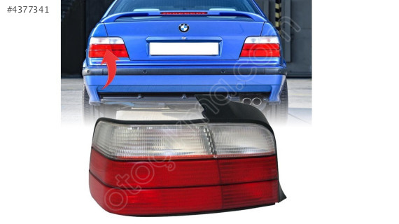 82199405445 BMW E36 90-98 STOP LAMBASI DIS SOL BEYAZ SINYAL SEDAN