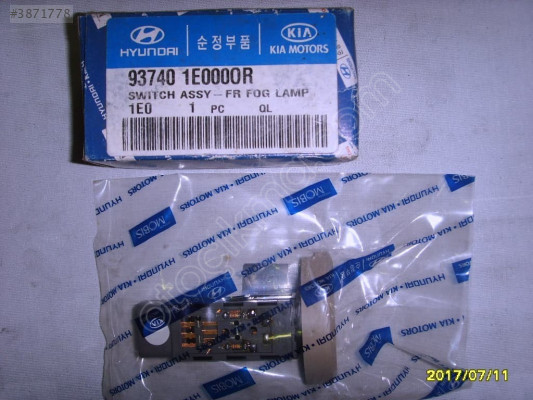 93740-1E000OR SİS FAR DÜĞMESİ 06- ERA ACCENT