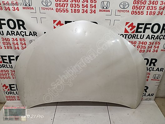 TOYOTA COROLLA MOTOR KAPUTU ÇIKMA ORİJİNAL PARÇA 2013-2018