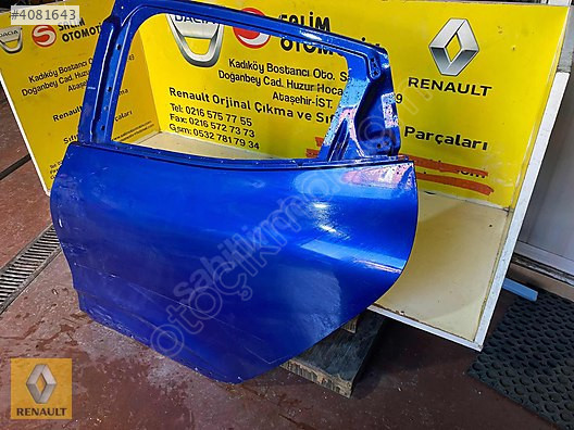 RENAULT CLIO 5 ÇIKMA ORJİNAL SOL ARKA KAPI VE DİĞER PARÇALARI