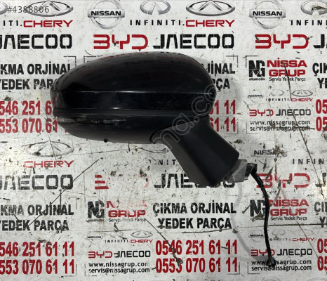 NİSSAN NOTE E12 KATLANIR SAĞ DIŞ AYNA KOMPLE ÇIKMA YEDEK PARÇA