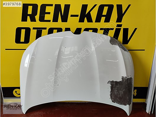 656164300R 651227162R RENAULT MEGAN 4 MOTOR KAPUTU BEYAZ ORJ