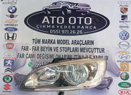 VOLVO S60 V60 ORJİNAL ÇIKMA SOL FAR