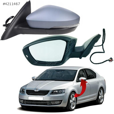 Skoda Octavia Sol Ayna Komple 6 Pin 2013-2017 5E1857507N