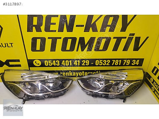 RENAULT CLİO 4 SAĞ SOL FAR NİKELAJLI SIFIR RENKAY OTO KOCAELİ