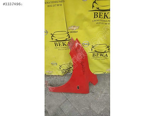 OPEL CORSA F SOL ÇAMURLUK KIRMIZI AL TAK ÇIKMA ORJİNAL YEDEK