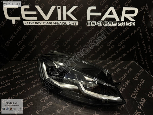 VOLKSWAGEN GOLF 7.5 2017-2020 J DÖNÜŞÜM SAĞ SOL LED FAR TAKIM