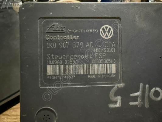 VW GOLF5 LEON AUDİ A3 ABS BEYNİ 1K0907379AC 1K0614517AE ORJ ÇIKMA
