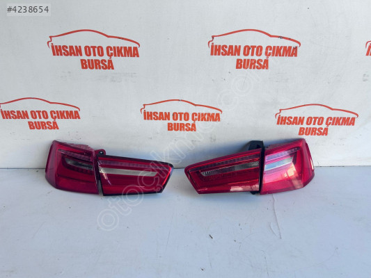 Audi a6 sağ sol iç dış stop 2012/15