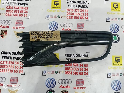 VOLKSWAGEN POLO 2014-2017 SAĞ SİS ÇERÇEVESİ KAPAĞI OEM 6c0853666