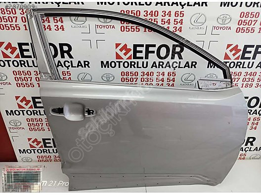 TOYOTA CHR SAĞ ÖN KAPI ÇIKMA ORJİNAL YEDEK PARÇA 16-23