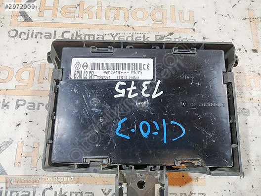 RENAULT CLİO 3 KONFOR MODÜLÜ BEYNİ 8201054119 21669392-8 BCM L2