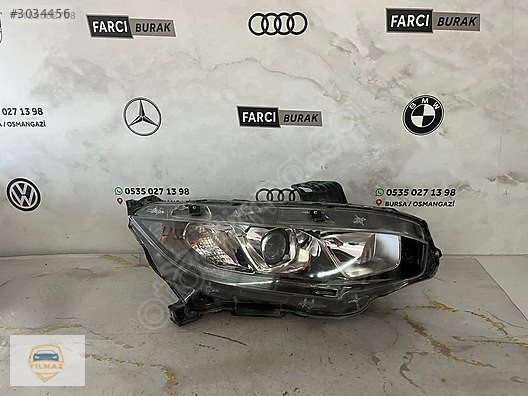 HONDA CİVİC FC5 MERCEKLİ SAĞ FAR ORJİNAL