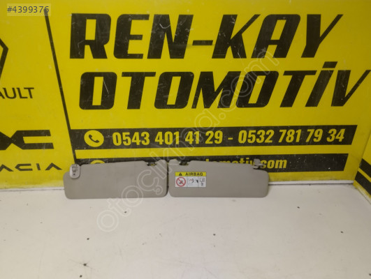 DACİA DUSTER SAĞ SOL GÜNEŞLİK ORİJİNAL ÇIKMA RENKAY KOCAELİ