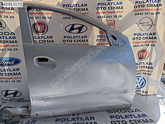 Renault Clio Joy ön sağ kapı orijinal 2017-2019 göçük hasarlı