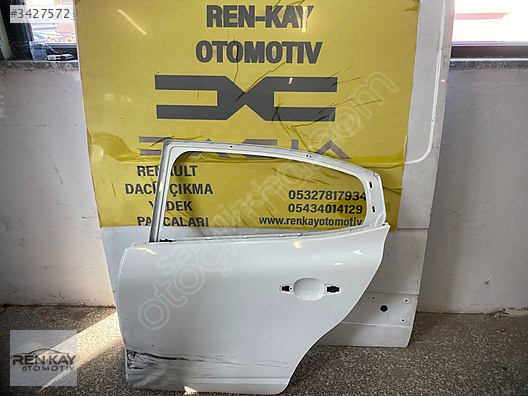RENAULT TALİANT SOL ARKA KAPI BEYAZ ORJ ÇIKMA RENKAY OTO KOCAELİ