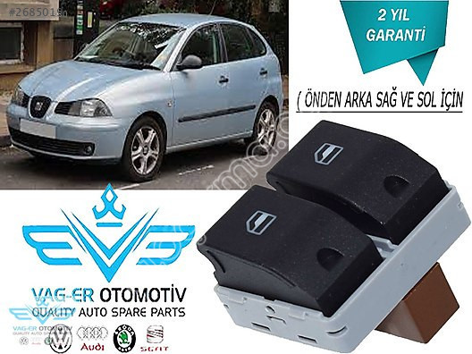 SEAT CORDOBA 2003-2009 ÖNDEN ARKA CAM İÇİN CAM DÜĞMES 6Q0959