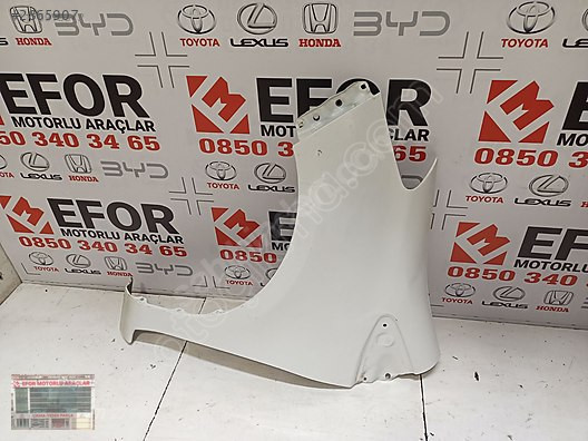 TOYOTA YARİS SOL ÖN ÇAMURLUK ÇIKMA ORİJİNAL PARÇA 2006-2011