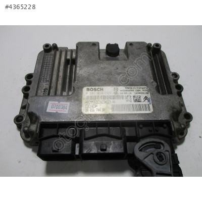 Peugeot 3008 Citroen C4 1.6 HDI Motor Beyni 0281014729 9665674480