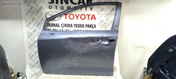 TOYOTA COROLLA 2019 2025 SOL ÖN KAPI ÇIKMA ORJİNAL