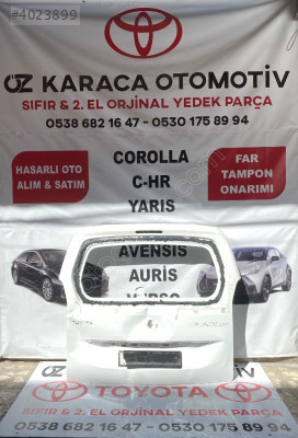 2020-2025 TOYOTA PROACE CİTY ÇIKMA ORJİNAL BAGAJ KAPAĞI