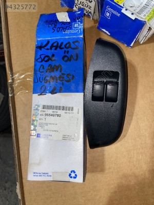 CHEVROLET AVEO KALOS SOL ÖN CAM DÜĞMESİ İKİLİ SIFIR 96540780