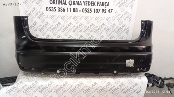 NİSSAN QASHQAİ J11 2014 2017 ARKA TAMPON ÇIKMA ORJİNAL