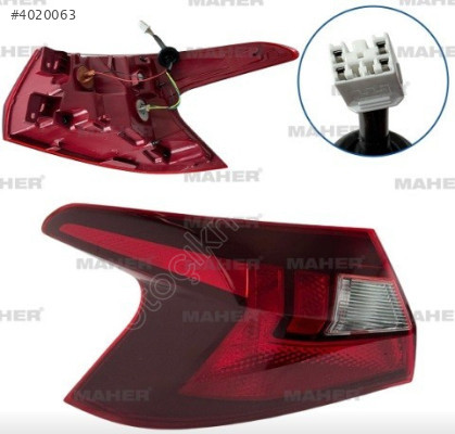 SOL STOP LAMBASI DIŞ HYUNDAİ İ20 21-> / 92401Q0000