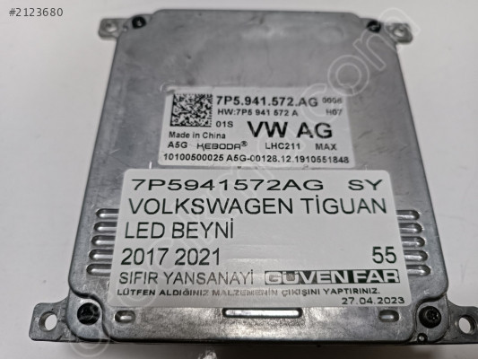 VOLKSWAGEN TİGUAN LED BEYNİ 2017 2021 7P5941572AG SY