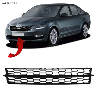 5E0853677L SKODA OCTAVİA 2017 ORTA IZGARA SİYAH