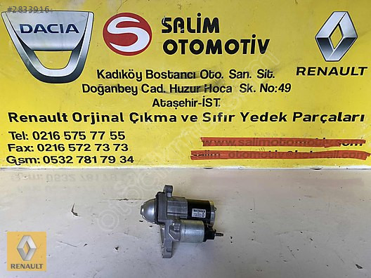 Renault Clio 5 1.3 Orjinal Sıfır Marş Motoru - 233006662R