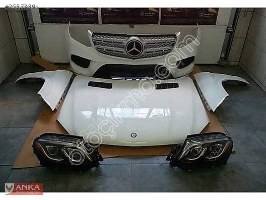 MERCEDES GLE ÇIKMA KAPUT DOLU ÖN TAMPON ÇAMURLUK SAĞ SOL FAR