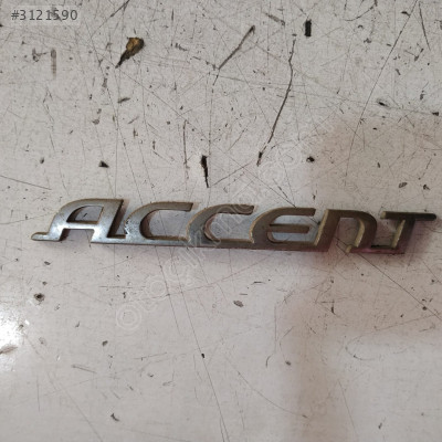 HYUNDAİ 'ACCENT' YAZISI