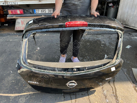 2007/2012 OPEL CORSA D KASA SİYAH BAGAJ KAPAĞI ORJ BOYASIZ DOLU