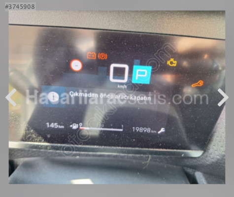 Citreon c4 X gösterge orjinal çıkma