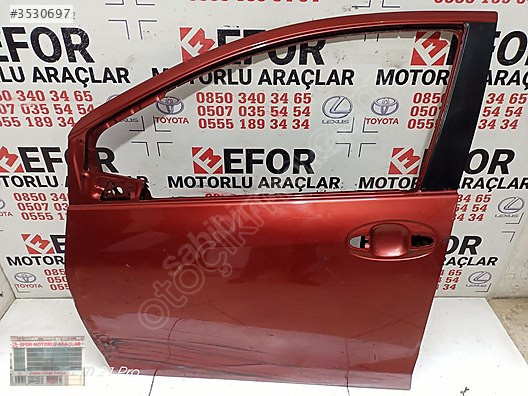 TOYOTA YARİS SOL ÖN KAPI ÇIKMA ORİJİNAL PARÇA 2012-2018
